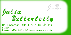 julia mullerleily business card